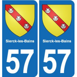 57 Marly blason autocollant plaque stickers ville