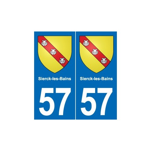 57 Marly blason autocollant plaque stickers ville