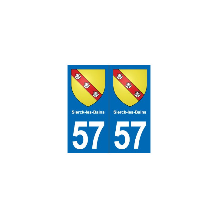 57 Marly blason autocollant plaque stickers ville