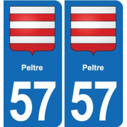 57 Marly blason autocollant plaque stickers ville
