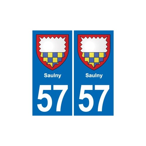 57 Marly blason autocollant plaque stickers ville