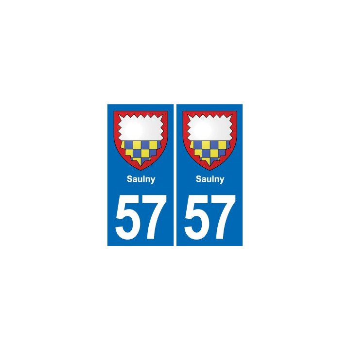 57 Marly blason autocollant plaque stickers ville