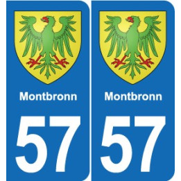 57 Marly blason autocollant plaque stickers ville