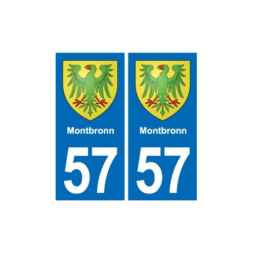 57 Marly blason autocollant plaque stickers ville