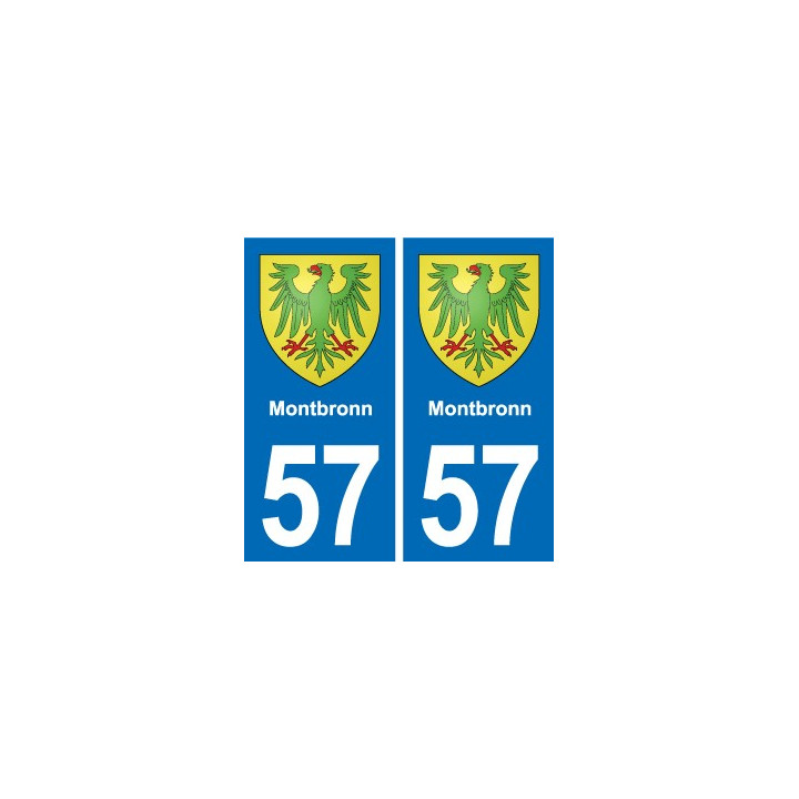 57 Marly blason autocollant plaque stickers ville