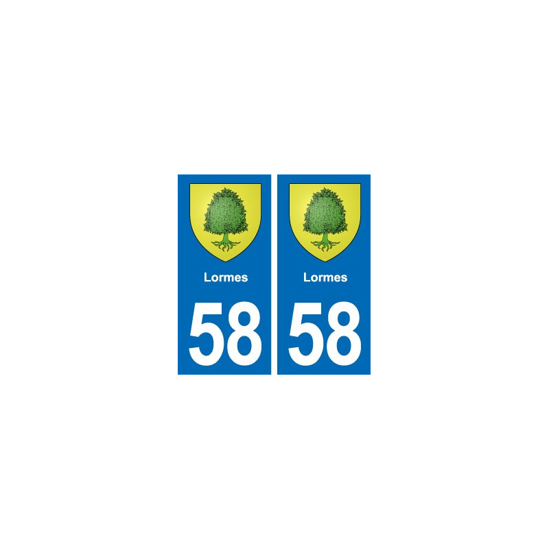 58 Prémery blason autocollant plaque stickers ville