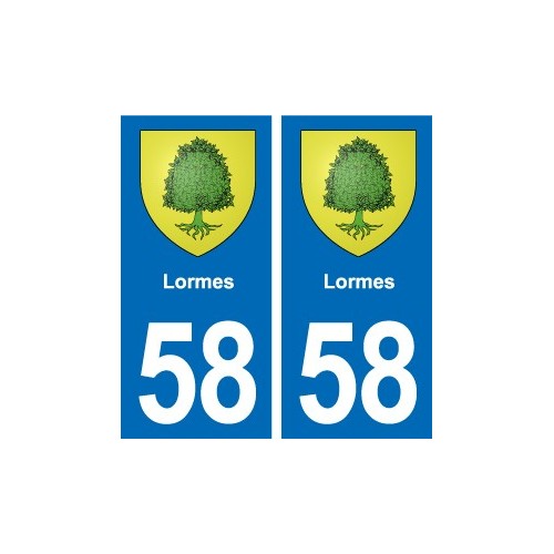 58 Prémery blason autocollant plaque stickers ville