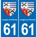 61 Vimoutiers blason autocollant plaque stickers ville