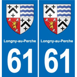 61 Vimoutiers blason autocollant plaque stickers ville