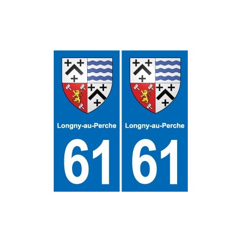 61 Vimoutiers blason autocollant plaque stickers ville