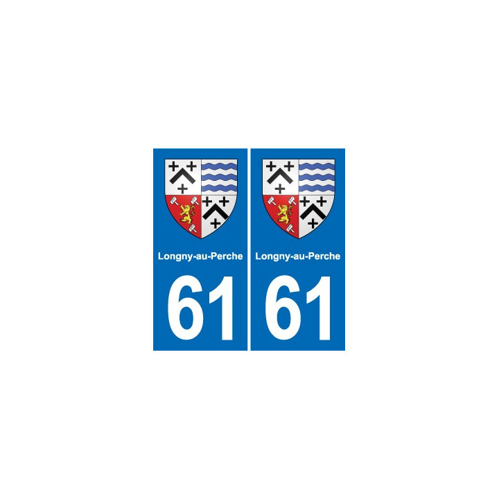 61 Vimoutiers blason autocollant plaque stickers ville