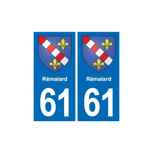 61 Vimoutiers blason autocollant plaque stickers ville