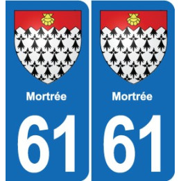 61 Vimoutiers blason autocollant plaque stickers ville