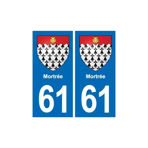 61 Vimoutiers blason autocollant plaque stickers ville