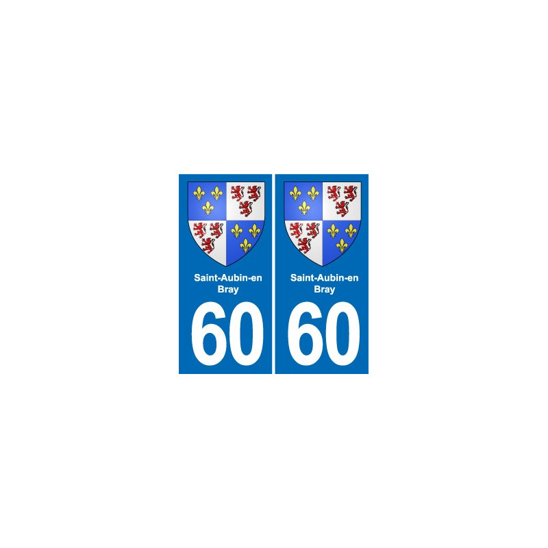 60 Senlis blason autocollant plaque stickers ville