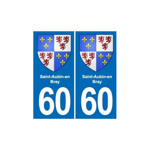 60 Senlis blason autocollant plaque stickers ville