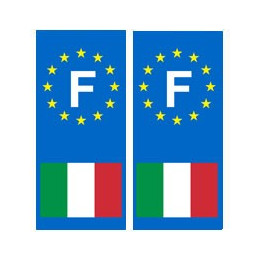 Italie F Autocollant