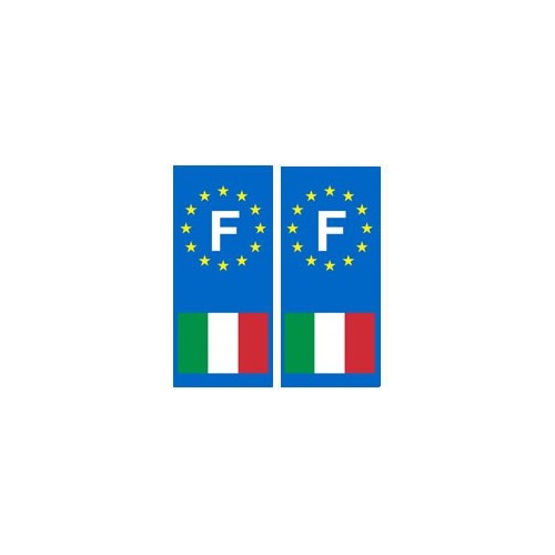 Italie F Autocollant