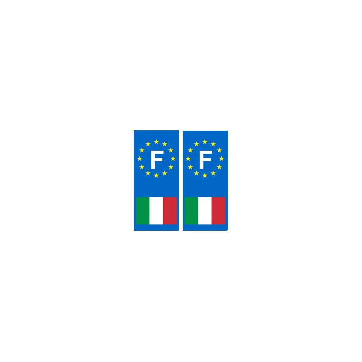 Italie F Autocollant