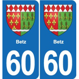60 Senlis blason autocollant plaque stickers ville