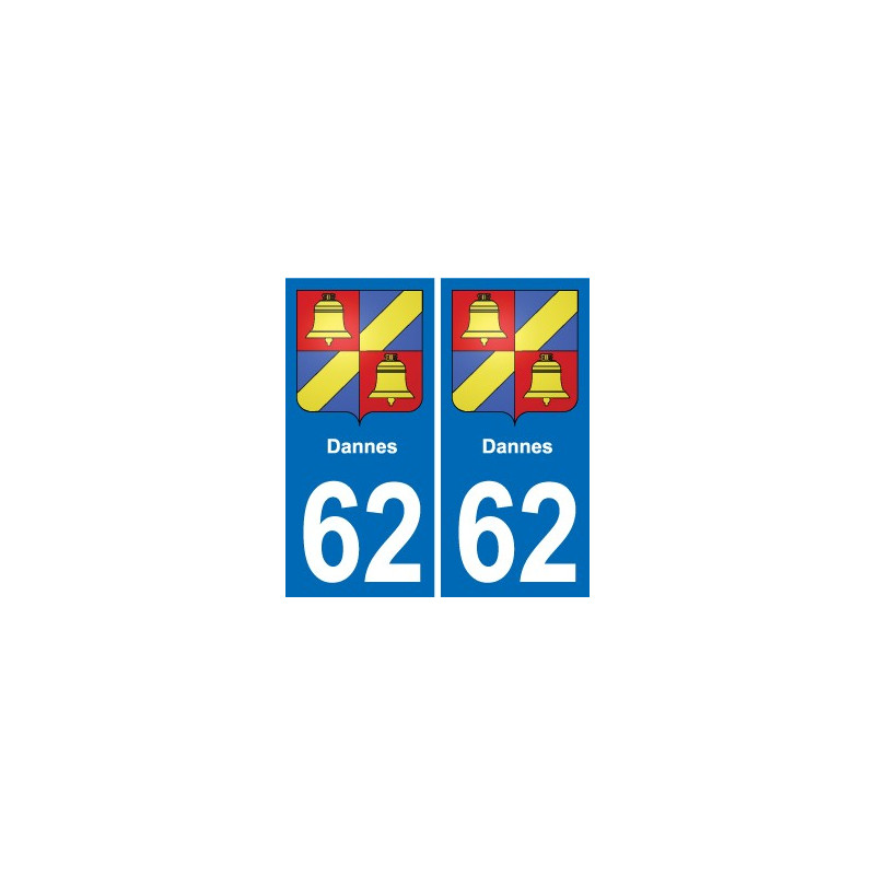 62 Coulogne blason autocollant plaque stickers ville