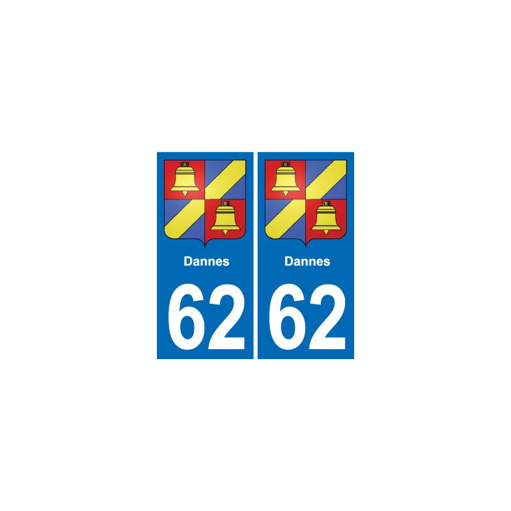 62 Coulogne blason autocollant plaque stickers ville