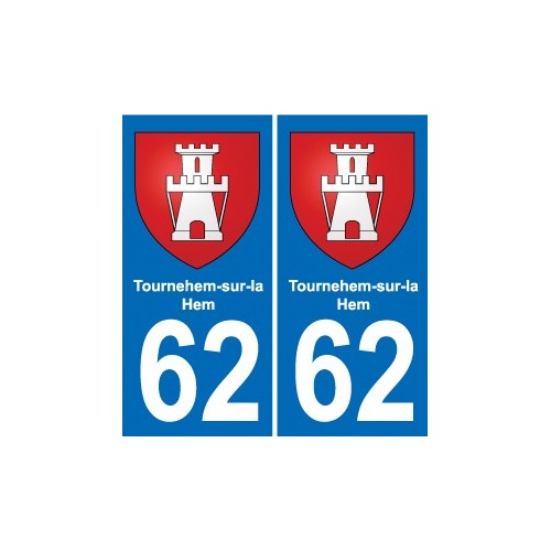 62 Coulogne blason autocollant plaque stickers ville