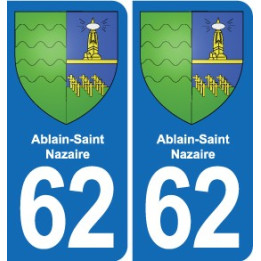 62 Coulogne blason autocollant plaque stickers ville