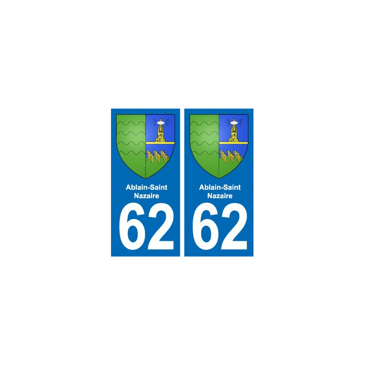 62 Coulogne blason autocollant plaque stickers ville