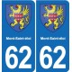 62 Coulogne blason autocollant plaque stickers ville