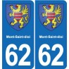 62 Coulogne blason autocollant plaque stickers ville
