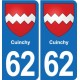62 Coulogne blason autocollant plaque stickers ville