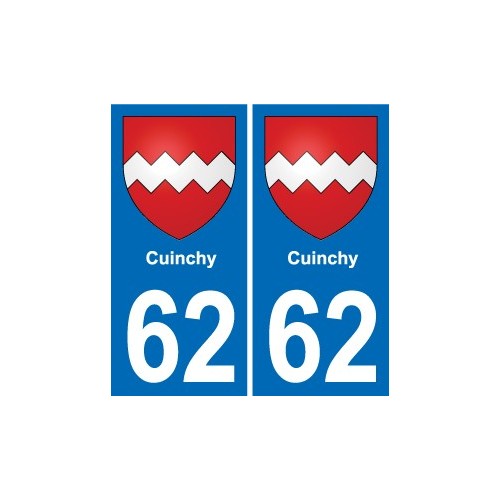 62 Coulogne blason autocollant plaque stickers ville