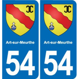 54 Malzéville blason autocollant plaque stickers ville