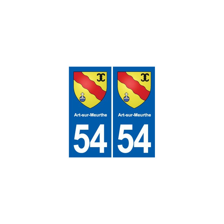 54 Malzéville blason autocollant plaque stickers ville