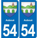 54 Malzéville blason autocollant plaque stickers ville
