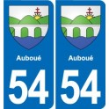 54 Malzéville blason autocollant plaque stickers ville