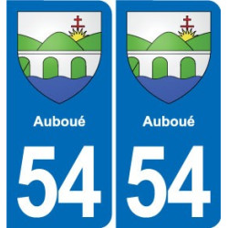 54 Malzéville blason autocollant plaque stickers ville