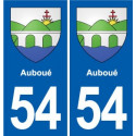 54 Malzéville blason autocollant plaque stickers ville