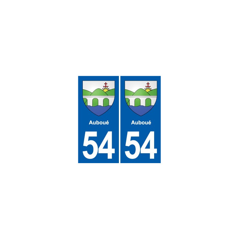 54 Malzéville blason autocollant plaque stickers ville