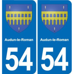 54 Malzéville blason autocollant plaque stickers ville