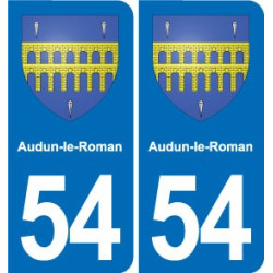 54 Malzéville blason autocollant plaque stickers ville