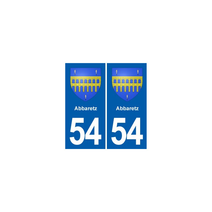 54 Malzéville blason autocollant plaque stickers ville