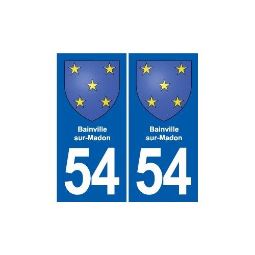 54 Malzéville blason autocollant plaque stickers ville
