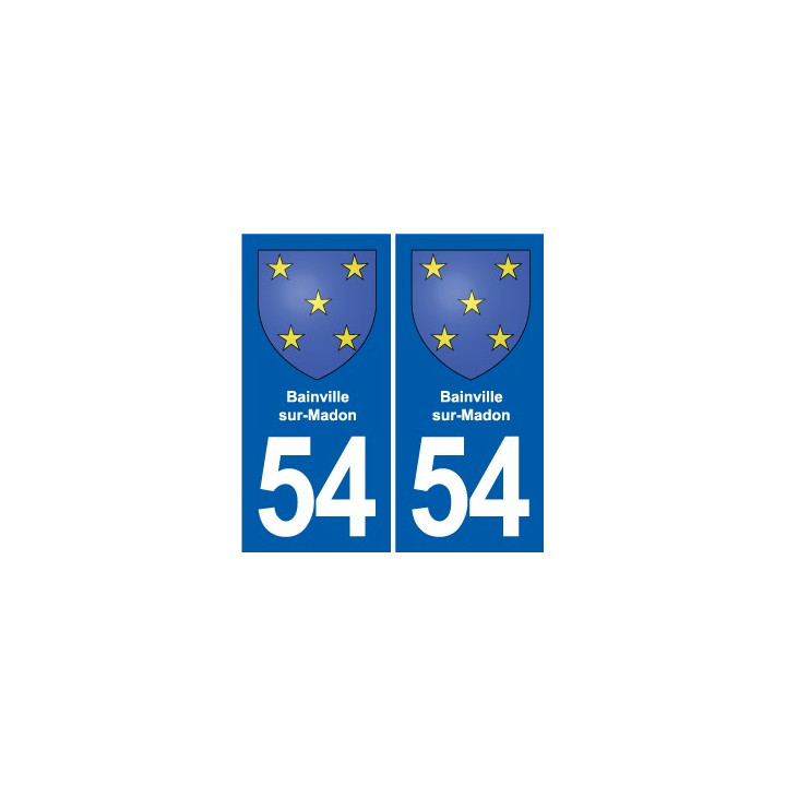 54 Malzéville blason autocollant plaque stickers ville
