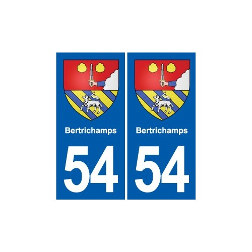 54 Malzéville blason autocollant plaque stickers ville
