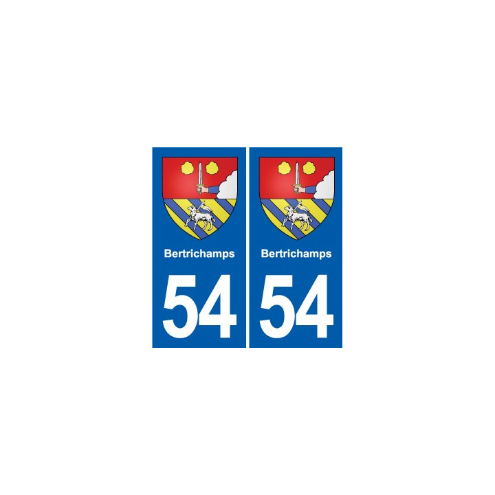 54 Malzéville blason autocollant plaque stickers ville
