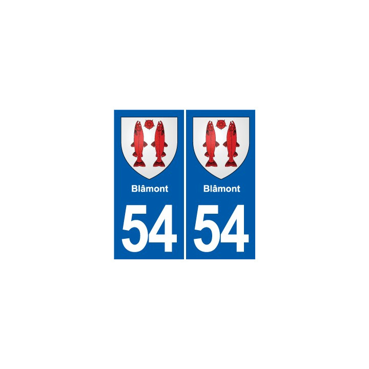 54 Malzéville blason autocollant plaque stickers ville