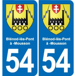 54 Malzéville blason autocollant plaque stickers ville