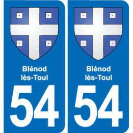 54 Malzéville blason autocollant plaque stickers ville